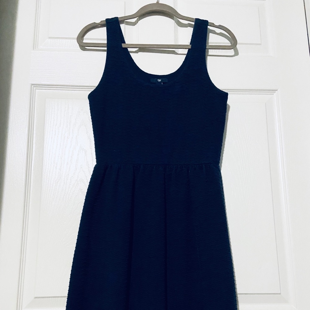 Gap Navy Blue Tank Top Ribbed Dress